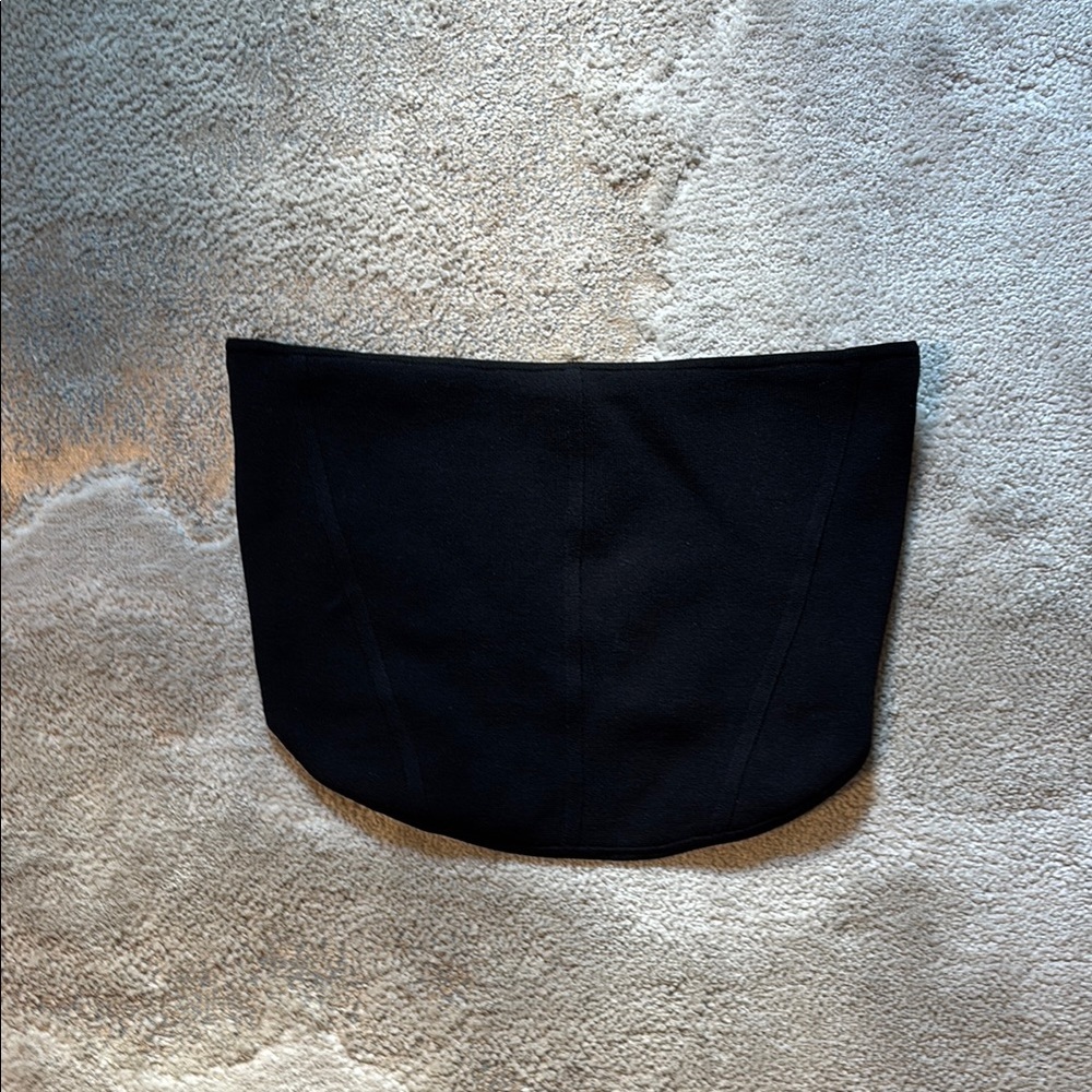 Babaton Black Knit Tube Top